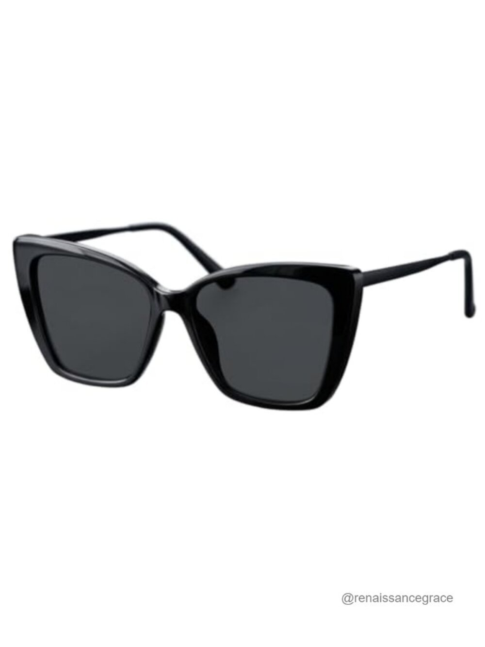 Oversized Cat Eye Sunglasses for Women UV400 Protection